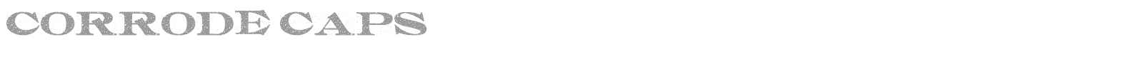Corrode CAPS font preview